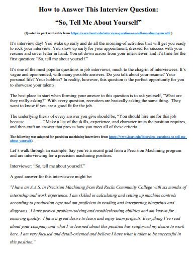 tmay examples|A strong sample answer to ‘tell me about yourself’ .
